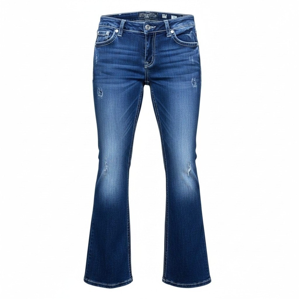 Miss Me Women's Boot Cut Jeans in Dark Blue Wash